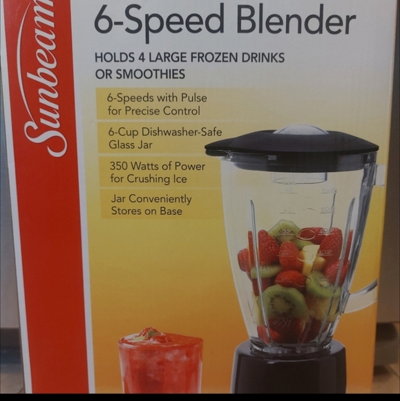 Sunbeam Kitchen Sunbeam 6speed Blender In Box Euc Like New Poshmark
